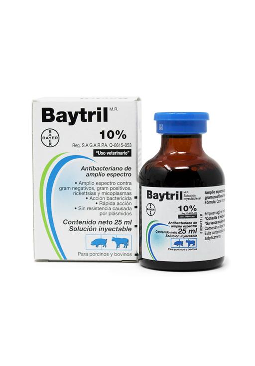 BAYTRIL INY 10% 25 ML