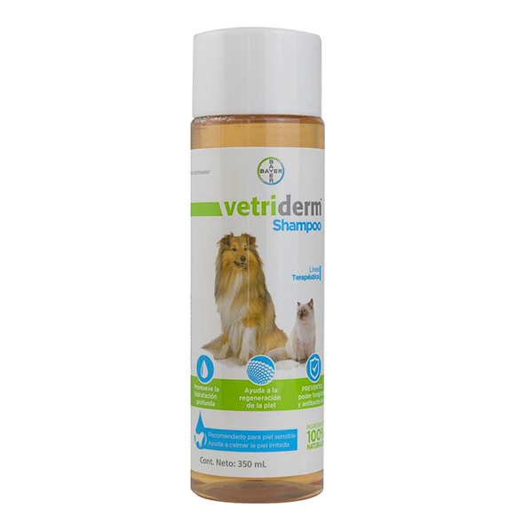 Vetriderm Shampoo Terapéutico para Perro y Gato - 350 ml
